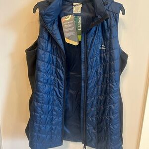L.L. Bean Blue Quilted Vest